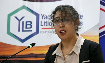 Foto/ Archivo: La presidenta de YLB, Karla Calderón.
