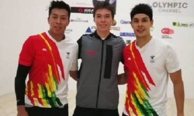 Moscoso (izq.) y los hermanos Carlos (c.) y Roland keller son finalistas. Foto: COB