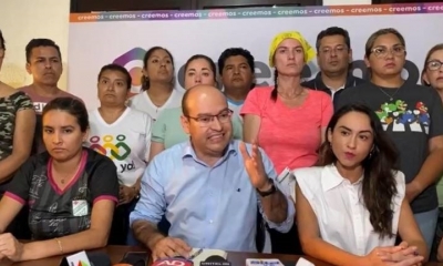 Foto/ Archivo: El diputado Edwin Bazán, en rueda de prensa. 