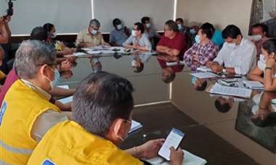 La reunión se realizó este miércoles en el edificio de la Gobernación