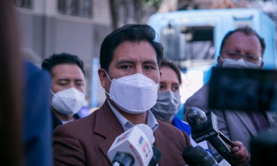 Ministro de Salud y Deportes, Jeyson Auza.