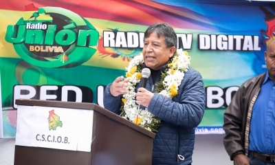 El vicepresidente David Choquehuanca