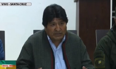 Evo Morales/Foto. Captura de pantalla