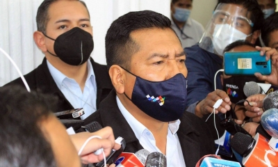 Presidente de la Cámara de Diputados, Freddy Mamani.