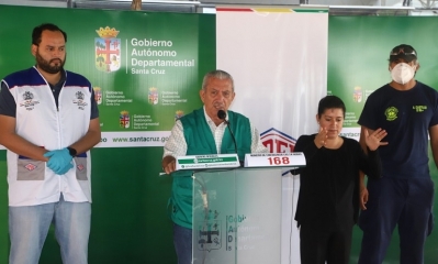 Un reporte brindado por el secretario de Salud de la Gobernación, Óscar Urenda