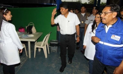El expresidente Evo Morales