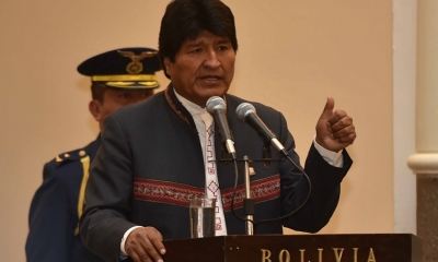 El presidente Evo Morales. 