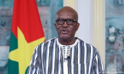 El presidente de Burkina Faso, Roch Marc Christian Kabore.