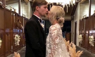 Kaley Cuoco se casó con el multimillonario Karl Cook. Foto: RRSS