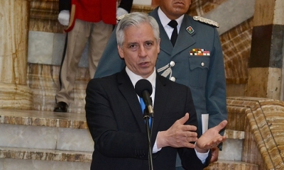 Presidente en ejercicio Álvaro García Linera. Foto: ABI