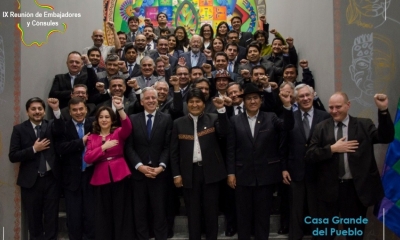La foto oficial del evento/Foto. Cancillería