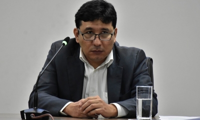 El ministro de Hidrocarburos, Franklin Molina.