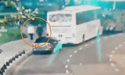 Una cámara de seguridad captó el hecho/Foto. Captura de pantalla