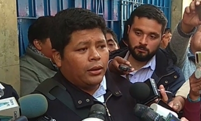 El dirigente de Adepcoca, Franclin Gutierrez. Foto: Archivo ANF