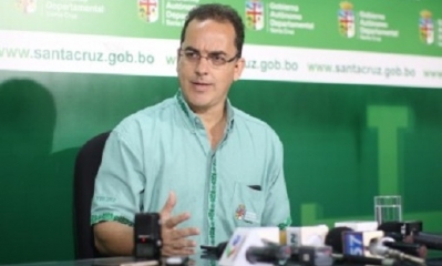 El secretario General de la Gobernación de Santa Cruz, Roly Aguilera