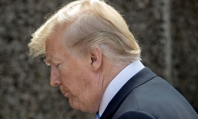 El presidente de EE.UU., Donald Trump, deja la cumbre del G7, La Malbaie, Quebec, Canadá. Foto: RT