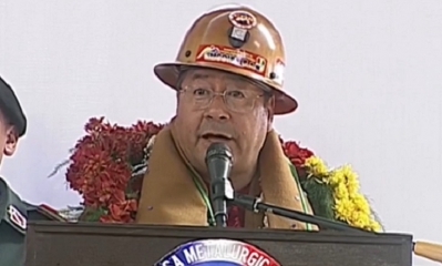 El presidente Luis Arce.