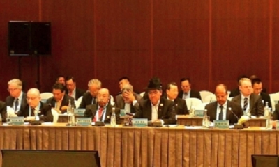 El canciller Diego Pary resaltó el jueves en su intervención en el II Foro de la Franja y la Ruta que se realiza en Beijing