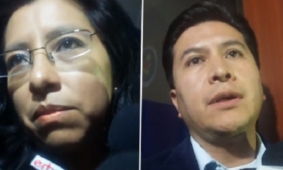 El Consejo de la Magistratura destituyó a los jueces del Tribunal Décimo de Sentencia de La Paz,Roberto Mérida y Gladys Guerrero