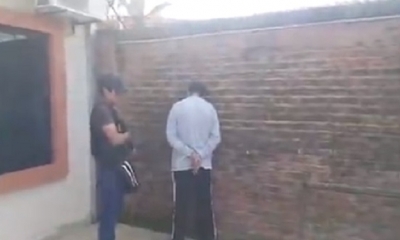Rubén Aravito Chiri es padre de una bebé de 11 meses/Foto. Captura de pantalla