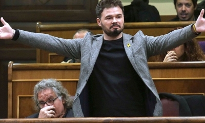 El diputado Gabriel Rufián.