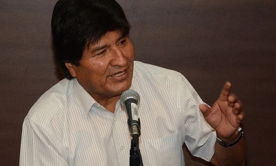  El expresidente Evo Morales