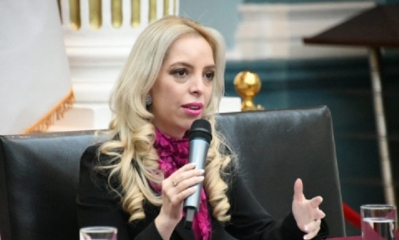 La viceministra de Comercio Exterior e Integración, Claribel Aparicio