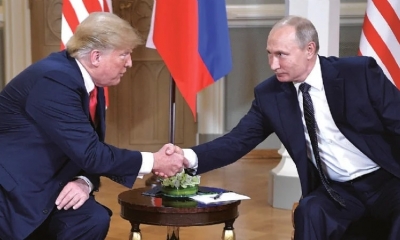 Una reunión anterior entre los presidentes Donald Trump y Vladimir Putin. / Foto: Archivo