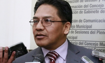 Jorge Silva, concejal de La Paz/Foto. RRSS