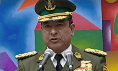 Yuri Calderón, comandante general de la Policía/Foto. RRSS