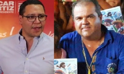 El diputado mostró pruebas de sus denuncia/Foto.Kandire 
