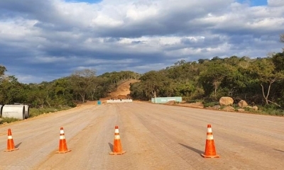 Tramo de la carretera El Espino - Boyuibe en Charagua