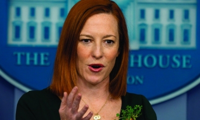 La portavoz de la Casa Blanca, Jen Psaki. 