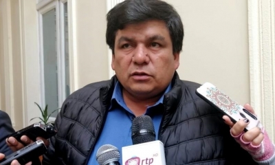 El senador del Movimiento Al Socialismo (MAS), Omar Aguilar