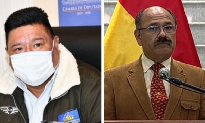 Sergio Choque y Anibal Cruz