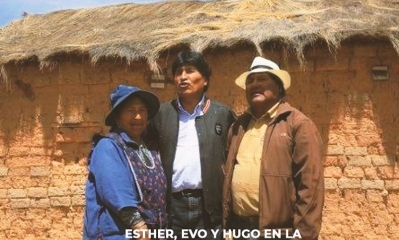 Foto compartida por el expresidente Morales en su cuenta de Twitter.