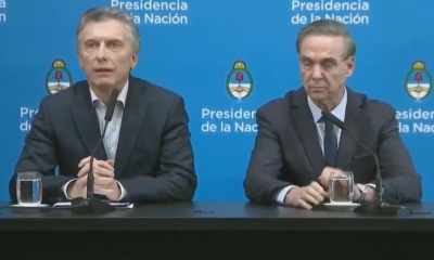 Mauricio Macri en conferencia de prensa/Foto: Captura de pantalla