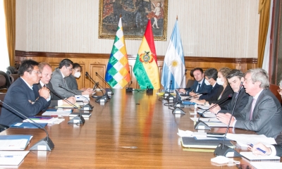 Reunión de trabajo entre autoridades bolivianas y argentinas | @MRE_Bolivia