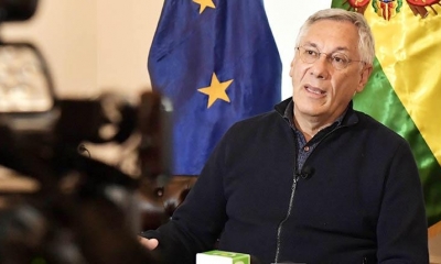 El expresidente y agente en La Haya, Eduardo Rodríguez Veltzé. | ABI