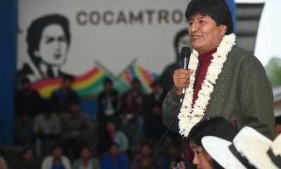 El presidente Evo Morales