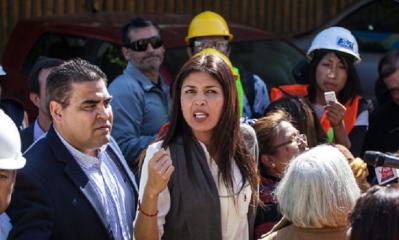 La burgomaestre no quiso hablar con los medios/Foto. RRSS