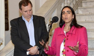 José Alberto Gonzáles y Gabriela Montaño/Foto. RRS