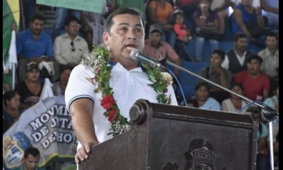 El gobernador del Beni en un acto público