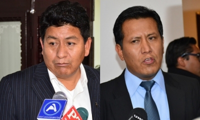 Edgar Montaño y Lino Cárdenas, diputados del Movimiento Al Socialismo (MAS). Foto: Internet