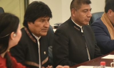 Evo Morales y Fernando Huanacuni/Foto. RRSS