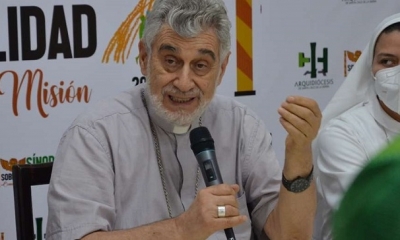 Monseñor Sergio Gualberti pide el fin de la invasión en Ucrania.