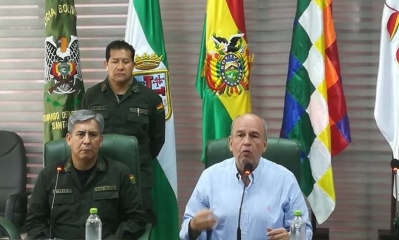 El ministro de Gobierno, Arturo Murillo