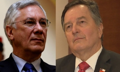Eduardo Rodríguez y Roberto Ampuero/Foto. Kandire