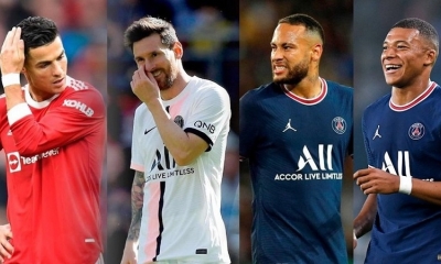 Cristiano Ronaldo, Lionel Messi, Neymar y Kylian Mbappé han quedado fuera de los cuartos de final de la UEFA Champions League.