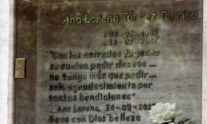 La  frase que la muchacha había escrito luego de un viaje en bicicleta con su novio a Porongo  (Ver fotos)